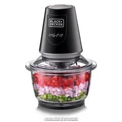 Black+Decker Multifunction Glass Chopper, GC430-B5 (1.2 L,  400 W)