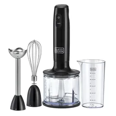 Black+Decker 3 in 1 Hand Blender with Chopper, HB600-B5 (500 ml, 600 W)