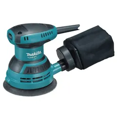 Makita Corded Random Orbit Sander, M9204B (240 W) + Abrasive Disc Pack (125 mm)