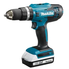 Makita Cordless Impact Drill W/Batteries & Charger, HP488D002 (18 V) + Bit Set (17 Pc.)