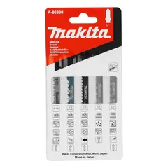 Makita Corded Top Handle Jigsaw, M4301B (450 W) + Blade Set (5 Pc.)