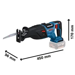 Bosch Cordless Reciprocating Saw, GSA 185-Li (18 V)