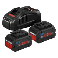 Bosch 18 V 5.5 Ah Procore Battery Set with Charger (3 Pc.)