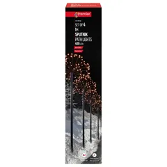 Premier Sputnik Path Finders Festive Decor Set (H 10 m, Warm White, 4 Pc.)