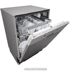 LG QuadWash Built-In Dishwasher, DBC512TSE (14 Place Settings)