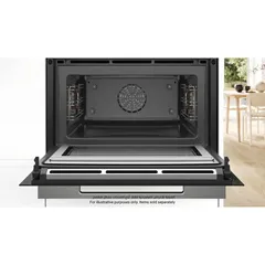 Bosch Series 8 Built-In Compact Oven W/ Microwave Function, CMG7361B1M (45 L)