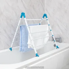 Black+Decker Over Bath Extendable Airer (L. 61 x W. 10 x 66.5 Cm)