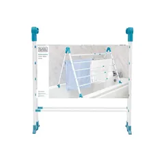 Black+Decker Over Bath Extendable Airer (L. 61 x W. 10 x 66.5 Cm)