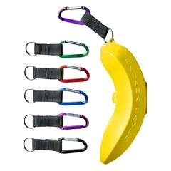 Banana Savers 609231 Plastic Case with Bag Clip (Yellow)