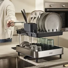 Joseph Joseph Stainless Steel 2-Tier Dish Rack