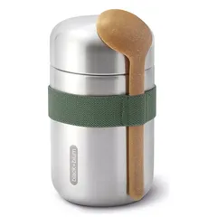 Black + Blum Stainless Steel Food Flask (400 ml, Olive)