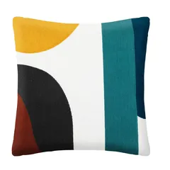 Atmosphera Embroidered Cushion (45 x 10 x 45 cm, Multicolor)