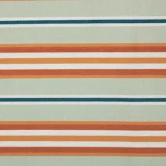 Atmosphera Striped Polyester & Cotton Tablecloth (250 x 150 x 1 cm, Multicolor)