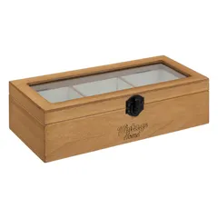 Atmosphera Be Vintage Wooden Jewelry Box (25 x 6.8 x 10.5 cm)