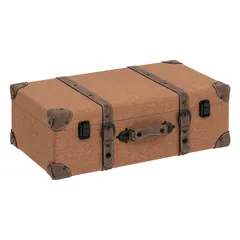 Atmosphera Be Vintage Wooden Trunk Set (3 Pc., Caramel Brown)