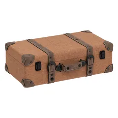 Atmosphera Be Vintage Wooden Trunk Set (3 Pc., Caramel Brown)