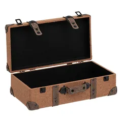 Atmosphera Be Vintage Wooden Trunk Set (3 Pc., Caramel Brown)