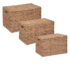 Atmosphera Origins Water Hyacinth Trunk Set (3 Pc., Natural)