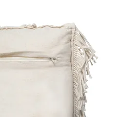 Atmosphera Macramé Cushion (50 x 13 x 30 cm, Ivory)