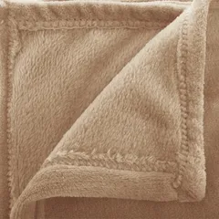 Atmosphera Polyester Throw (180 x 130 x 0.62 cm, Terracotta)
