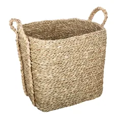 Atmosphera Kilian Natural Reed Basket Set (3 Pc.)