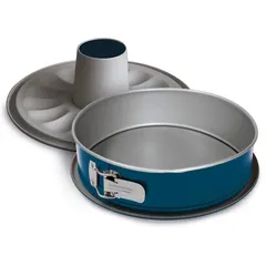 Guardini XBake Steel Springform Cake Tin with 2 Bases (26 x 7.7 cm)