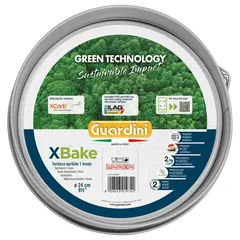 Guardini XBake Steel Springform Cake Tin with 1 Base (24 x 7.6 cm)