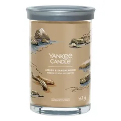 Yankee Candle Signature Amber and Sandalwood Large Candle (570 g)