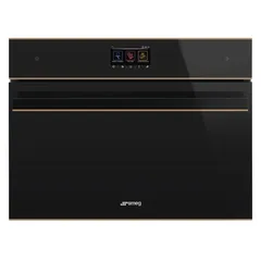 Smeg Dolce Stil Novo Aesthetic Built-In Combi Microwave Oven, SO4604M2PNR (45.4 x 59.7 x 54.8 cm, 40 L)