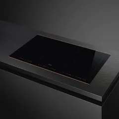 Smeg Dolce Stil Novo Aesthetic Built-In 6-Zone Induction Hob, SIM6964R (5.3 x 90 x 51 cm)