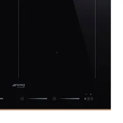 Smeg Dolce Stil Novo Aesthetic Built-In 4-Burner Induction Hob, SIM6644R (5.3 x 60 x 51 cm)