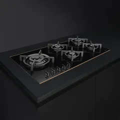 Smeg Dolce Stil Novo Aesthetic Built-In 5-Burner Gas Hob, PV695LCNR (10.2 x 90 x 51 cm)