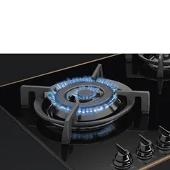 Smeg Dolce Stil Novo Aesthetic Built-In 5-Burner Gas Hob, PV695LCNR (10.2 x 90 x 51 cm)