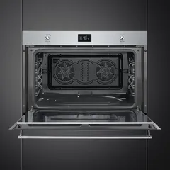 Smeg Classica Aesthetic Built-In Thermo-Ventilated Electric Oven, SF9390X1 (59.5 x 89.6 x 57.1 cm, 115 L)