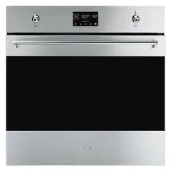 Smeg Classica Aesthetic Built-In Thermo-Ventilated Electric Oven, SOP6302TX (59.2 X 59.7 X 54.8 Cm; 68 L)