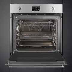 Smeg Classica Aesthetic Built-In Thermo-Ventilated Electric Oven, SOP6302TX (59.2 X 59.7 X 54.8 Cm; 68 L)