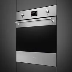 Smeg Classica Aesthetic Built-In Thermo-Ventilated Electric Oven, SOP6302TX (59.2 X 59.7 X 54.8 Cm; 68 L)