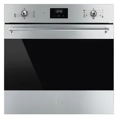 Smeg Classica Aesthetic Built-In Thermo-Ventilated Electric Oven, SF6300TVX (59.2 x 59.7 x 54.8 cm; 70 L)