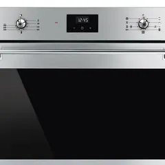 Smeg Classica Aesthetic Built-In Thermo-Ventilated Electric Oven, SF6300TVX (59.2 x 59.7 x 54.8 cm; 70 L)