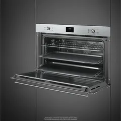 Smeg Classica Aesthetic Built-In Gas Oven, SF9300GGVX1 (70 L, 59.2 x 89.6 x 57.2 cm)