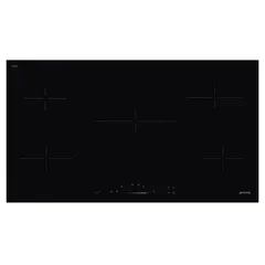 Smeg Universale Aesthetic Built-In 5 Zone Ceramic Electric Hob, SE495ETD (5 x 90 x 51 cm)