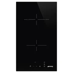 Smeg Universale Aesthetic Built-In Ceramic 2 Zone Electric Hob, SE232TD1 (5.8 x 30 x 51 cm)