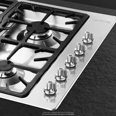 SMEG Classica Aesthetic Built-In 5 Burner Gas Hob, PGF95-4 (7.8 x 86.4 x 50.9 cm)