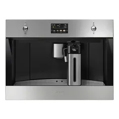 SMEG Classica Aesthetic Automatic Built-In Espresso Coffee Machine, CMS4303X (2.5 L, 1350 W)