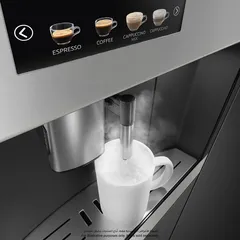 SMEG Classica Aesthetic Automatic Built-In Espresso Coffee Machine, CMS4303X (2.5 L, 1350 W)