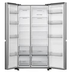 Hisense Freestanding Side by Side Refrigerator, RS869N4ASU (896 L)