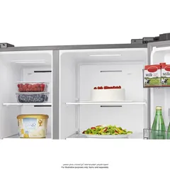 Hisense Freestanding Side by Side Refrigerator, RS869N4ASU (896 L)