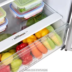 Hisense Freestanding Top Mount Freezer Refrigerator, RT488N4ASU1 (375 L)