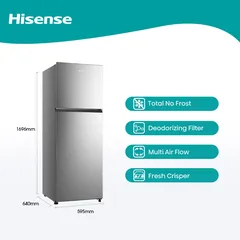 Hisense Freestanding Top Mount Freezer Fridge, RT418N4ASU1 (320 L)