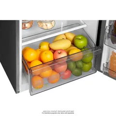 Midea Top Mount Refrigerator, MDRT346MTE46D (346 L, Silver)